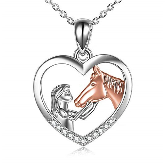 "I love you forever" | Ketting | Meisje & Paard