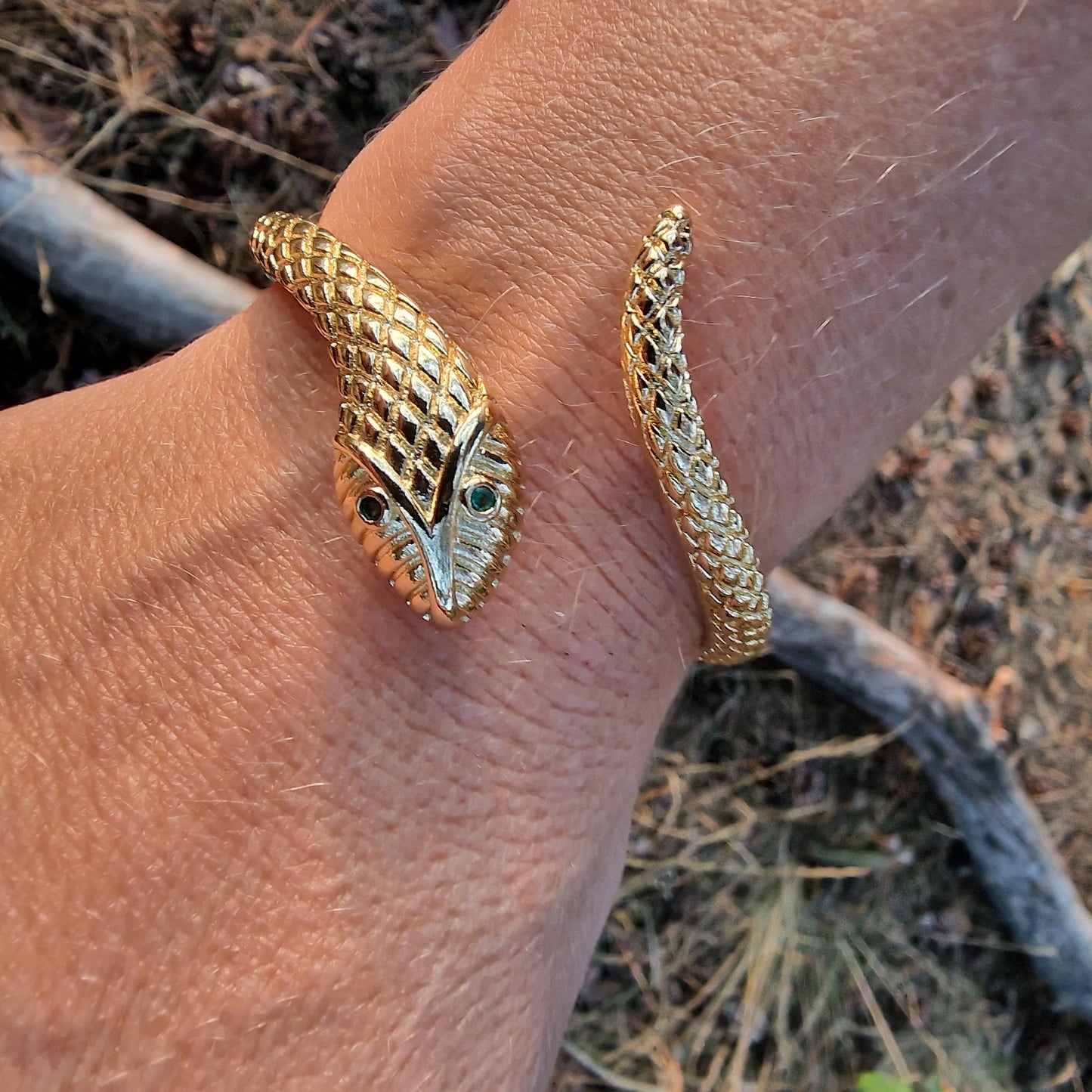 Set: Slangen armband & slangen ring