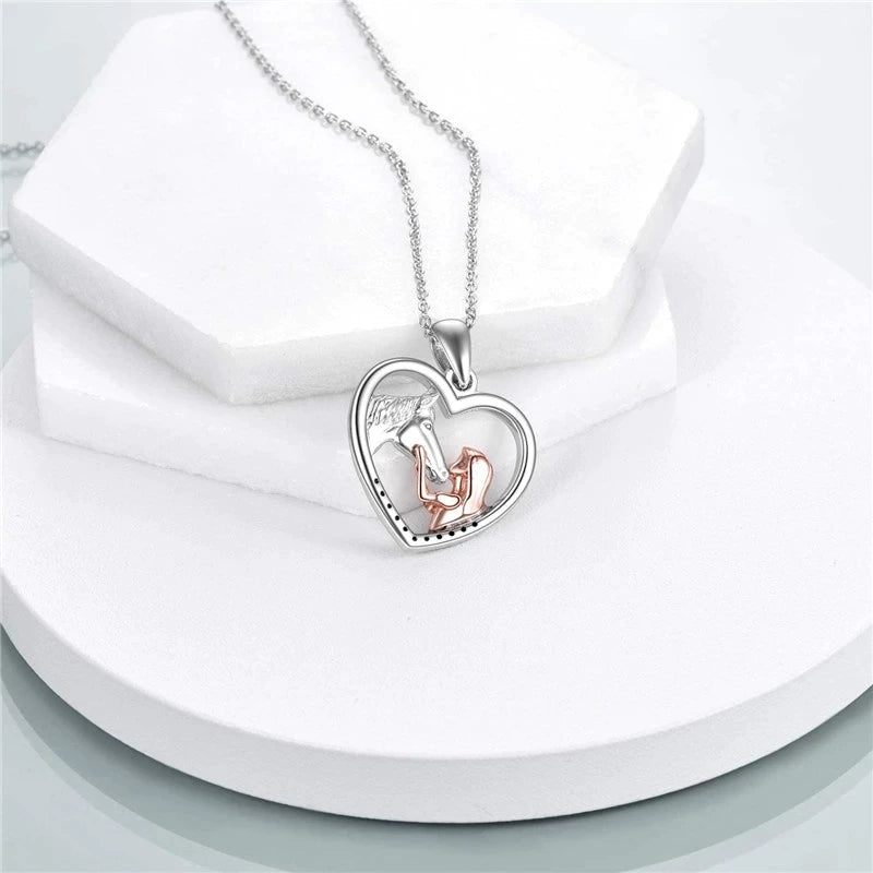 "I love you forever" | Ketting | Meisje & Paard
